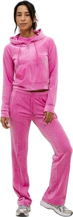 Juicy Couture Madison Trainingspak met volledige ritssluiting - Dames - Trainingspakken - Roze - XL - Polyester - Fitness