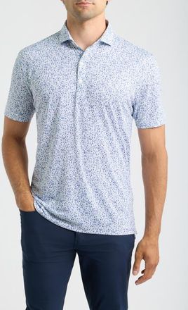 Johnnie-O Gridiron Performance Polo in Midnight Navy at Nordstrom, Size Xx-Large