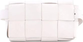 Bottega Veneta Cassette Maxi Intrecciato Leather belt bag - Toni neutri