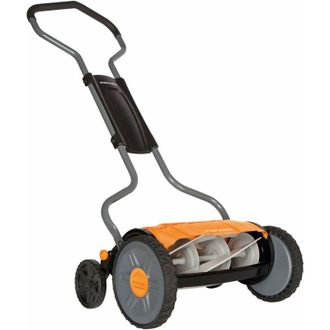 Fiskars Tosaerba Manuale, Tosaerba a Cilindro con Sistema di Taglio Senza Attrito diLlame, Larghezza di Taglio: 43 cm, StaySharp Plus