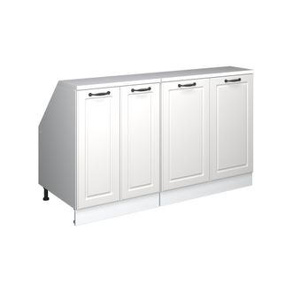 Vicco Conjunto De Armarios Para Techo Inclinado Rion, Blanco Casa De Campo, 140 Cm Lote De 2 Carcasas De Armario 60 Cm De Profundidad, Vicco