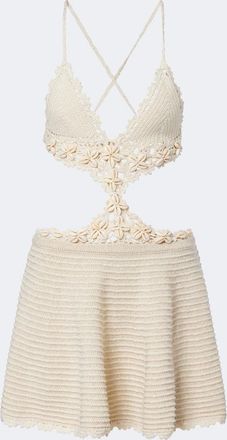 Retrof&ecirc;te Retrof&ecirc;te Aisola cotton-blend crochet minidress