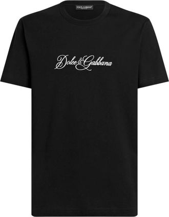 Dolce & Gabbana Heren, Tops, Zwart, Maat: L Katoen