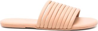 Tkees Caro Sandal - Dames - Sandalen - Beige - 37 EU - Leer - Schoenen