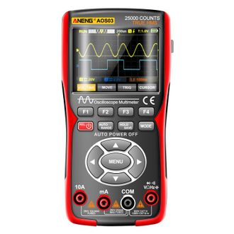 OEM Osciloscopio Port&aacute;til 3 En 1: Mult&iacute;metro, Generador De Se&ntilde;ales, Doble Canal, Ancho De Banda De 50 Mhz, Frecuencia De Muestreo De 280 Msa/s, 25.000 Pun