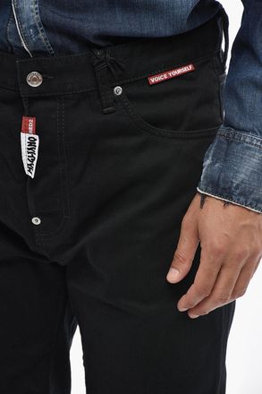Dsquared2 MAGLIANO Jeans PROTESTA 642 a Gamba Dritta e Lavaggio Scuro 21cm Dsquared2