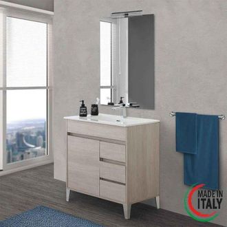 Feridras mobile bagno mondo rovere, 82x47x85,5 cm