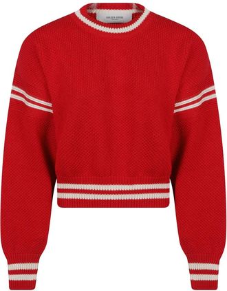 Golden Goose Truien - Dames - Ronde hals truien - Rood - M - Truien & Vesten