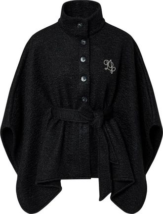 Liu Jo Cape Poncho - Dames - Ponchos - Zwart - ONE Size - Jassen