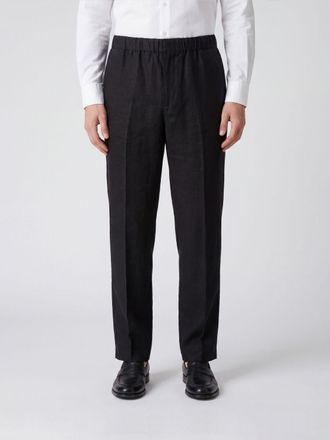 Lardini Linen Wide-Leg Trousers