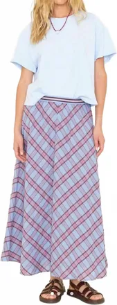 Xirena Hattie Skirt In Lunar Blue