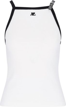 Courrèges Logo Tank Top