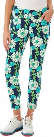 Lilly Pulitzer Corso Pant In Low Tide Navy Go Big Golf