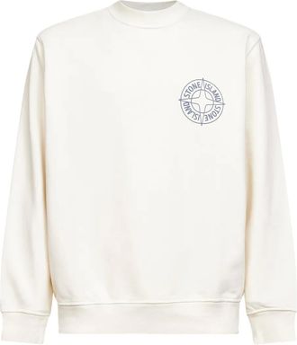 Stone Island Felpa con logo goffrato - Toni neutri