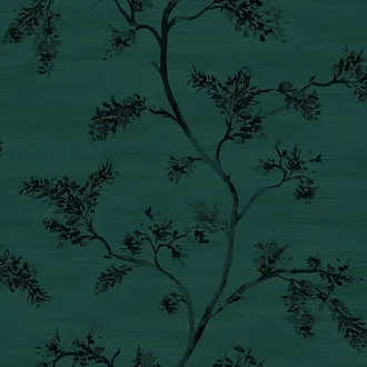 Ballard Designs Branches Wallpaper - Teal - Ballard Designs