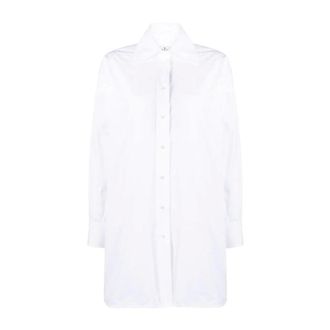 Etro Dames, Blouses & Shirts, Wit, Maat: XS Katoen