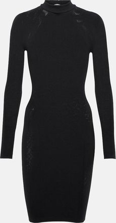 Wolford x Simkhai logo jersey minidress