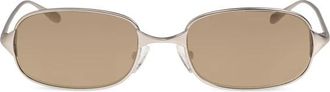Alexander McQueen Zonnebril - unisex - Zonnebrillen - Grijs - ONE Size - Accessoires