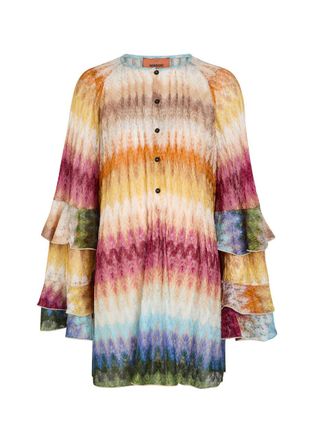 Missoni Chevron Fine-knit Mini Dress - Multicoloured - 38 (UK6 / XS)