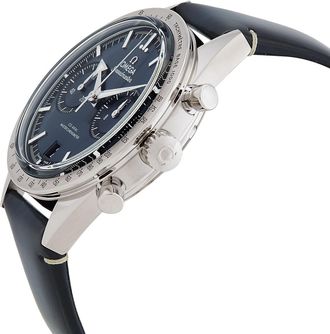 Omega Pre-owned Omega Speedmaster Chronograph Hand Wind Blue Dial Mens Watch 332.12.41.51.03.001