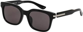 Alexander McQueen Zonnebrillen - unisex - Zonnebrillen - Zwart - 54 MM - Accessoires