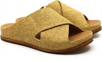 Kork-ease Womens Tutsi Cross Band Sandal In Natural Raffia