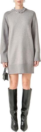 English Factory Crew Sweater Dress in Heather Grey at Nordstrom, Size X-Small
