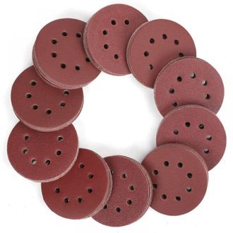 OEM 150 Discos De Lijado, Discos Abrasivos De 125 Mm Con 8 Agujeros, Papel De Lija, Grano 60, 80, 100, 120, 150, 180, 240, 320, 400, 600 Para Pulir, Elimi