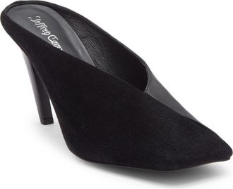 Jeffrey Campbell Hoof It Mule in Black Suede Combo at Nordstrom, Size 8.5