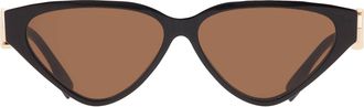 Fendi Brown Cat Eye Ladies Sunglasses FE40184I 01E 57