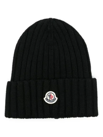 Moncler Hat Wool Black
