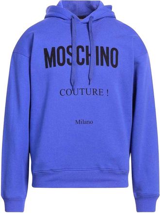 Moschino Heren Couture Milano Hoodie (Blauw)