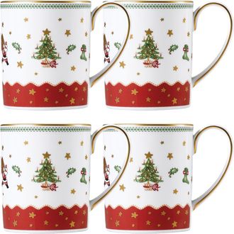 Prouna My Noel Mug, Set of 4 in White at Nordstrom