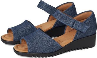 COMFORTIVA Daniella Womens Sandals Denim : 8.5 W (D), Leather