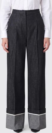 Pantaloni Torino Grace High-Waisted Wide Leg Denim Jeans with Cuffs