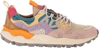 Flower Mountain Yamano 3 Sneakers In Suede And Technical Fabric