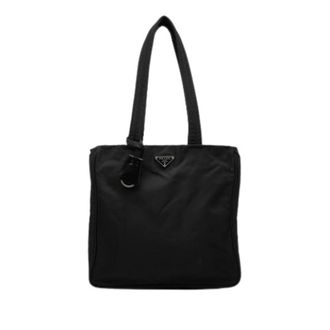 Prada Pre-owned Tote Bags, female, Black, Size: ONE SIZE Pre-owned Nylon Tote Bag