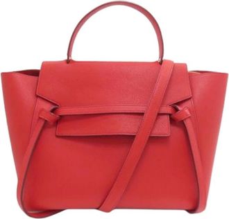 Celine Pre-owned Handbags, female, Red, Size: ONE SIZE Pre-owned Vintage Handbag
