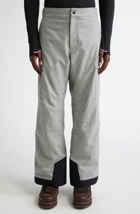 Moncler Cargo Ski Trousers in Grey at Nordstrom, Size Large