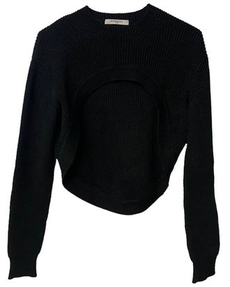 Givenchy Cropped Sweater, Size Int, Xs (Authentic Pre-Loved)