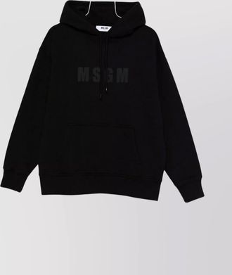 Msgm hooded kangaroo pocket sweater