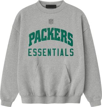 Fear of God x NFL FW25 Packers Sport Crewneck Concrete Heather 192NF256521F