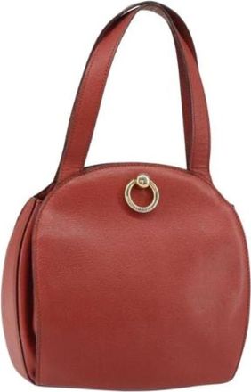 Celine Pre-owned Vintage Handtas - Dames - Vintage Handtas - Rood - ONE Size - Leer - Vintage