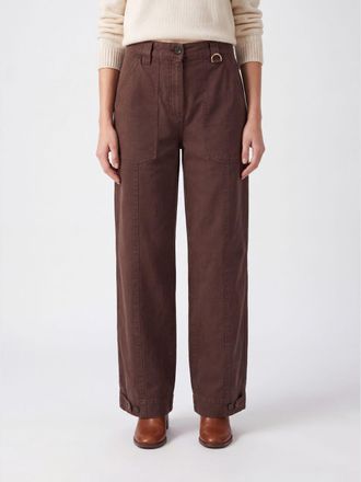 Golden Goose Raphaela Mid-Rise Straight-Leg Cotton Trousers