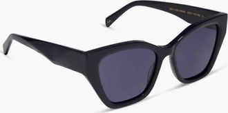 DIFF Eyewear Womens Evie Cat Eye Sunglasses In Royal Midnight