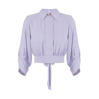 Elisabetta Franchi Donna, Camicette, Viola, L, new