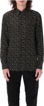 Tom Ford Black Dots Fluid Fit Shirt - Heren - Casual Overhemden - Veelkleurig - XL - Overhemden
