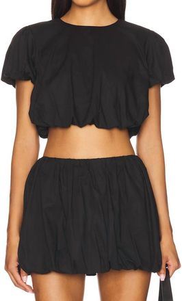 Show me your Mumu Highland Crop Top In Black
