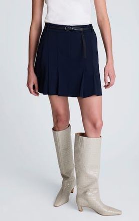 Kenneth Cole Pleat Miniskirt in Dark Navy at Nordstrom Rack, Size 10