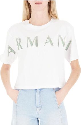 A|X Armani Exchange Donna, Top, Bianco, L, new